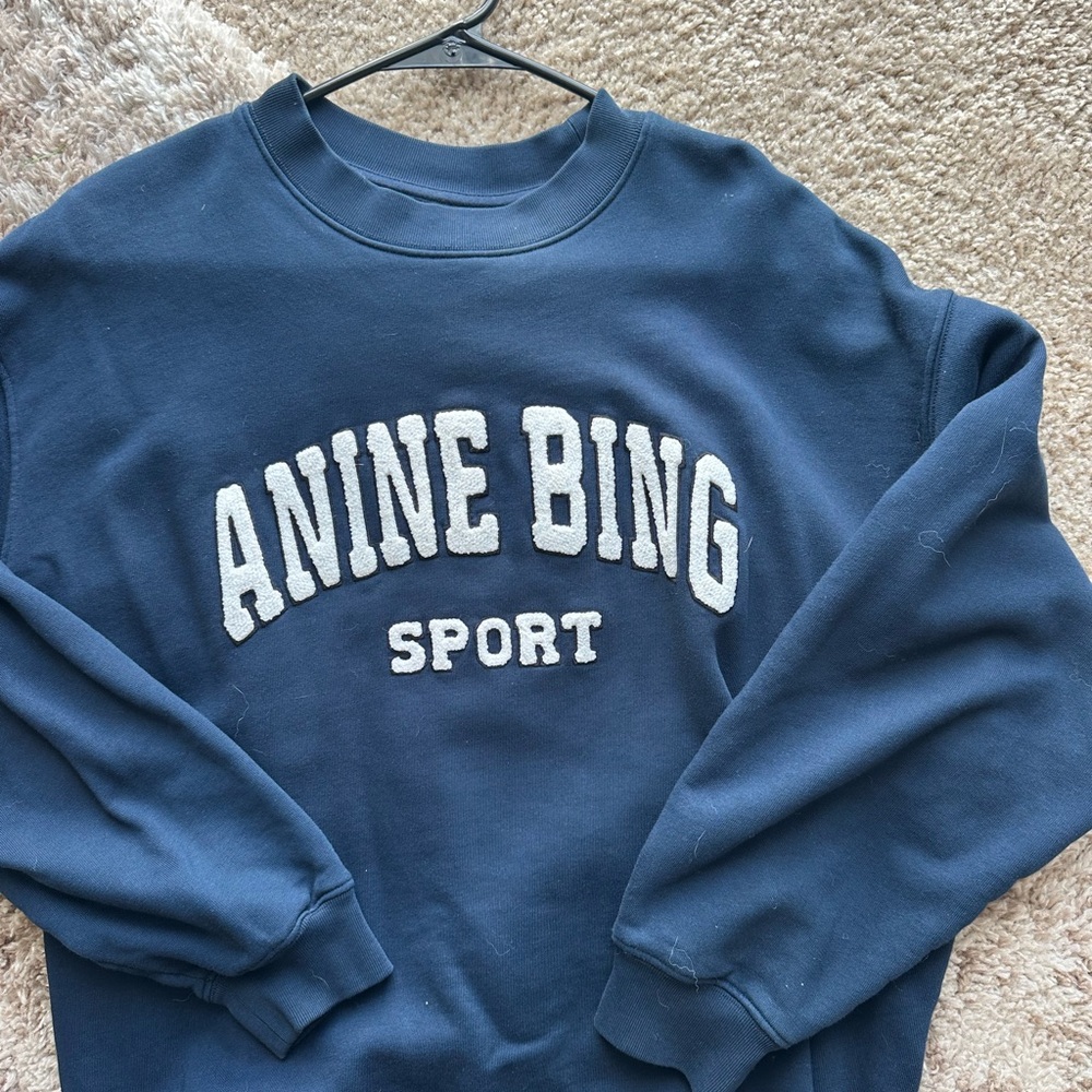 Anine Bing Sport Deep Blue Sweatshirt